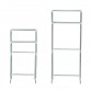 2  Tier Bathroom Storage Shelf Above Washing Machine Toilet Floor  standing Rack