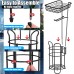 Bowin Multifunctional Large Capacity Storage Bathroom Toilet Tissue Paper Towel Rack Shelf Holder Free Standing with Mobile Phone Basket Tray