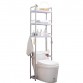 1 2 3 Tiers Over Toilet Rack Kitchen Bathroom Storage Shelf Space Saver Shelf Organizer Bath Towels Shampoo Shower Gel Holder