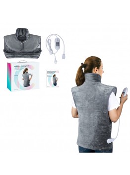 Electric Heating Shawl Blanket 3 Speed Temperature Control Winter Shoulder Neck Back Warming for Men Women