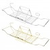 Bathroom Extendable Stainless Steel Bathtub Caddy Tray Commodity Shelf Rack for iPad Book Small Gadgets