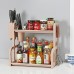 2  Tier Kitchen Bathroom Storage Rack Freestanding Shelf Save Space