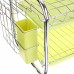 3 Tiers Kitchen Storage Rack Dish Drying Drain Shelf Cup Bowl Chopsticks Storage Tray Holder Organizer