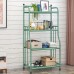 4 Tier Iron Kitchen Organizer Shelf Bathroom Bedroom Rack With Adjustable Foot Pad